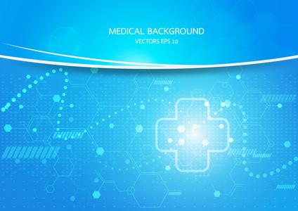 医学背景矢量